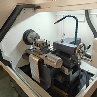 Tour à métaux horizontal de petite taille Ck6130, banc plat, outil de tournage de bureau, tour CNC professionnel