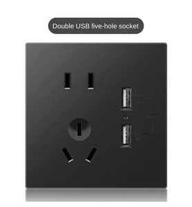 สวิตช์ติดผนังประเภท86ปลั๊กสองตัวและสามปลั๊กพร้อมกระดุมสินค้าคุณภาพสูงมีสต็อกจำนวนมาก - Product Image 4