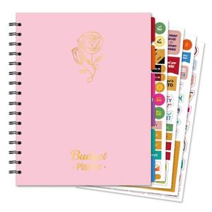 <b>Large</b> Printed Monthly Bill Organizer Premium Paper Cover Planner Book for Savings Budget Tracker with Stickers <b>Gift</b> - Product Image 4