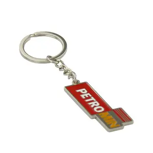 Custom Wholesale 2D Metal Souvenir Keychain