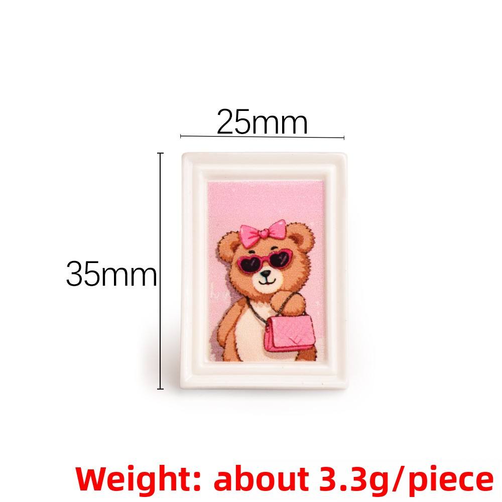 Cadre photo ours avec nœud