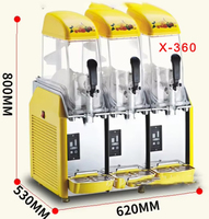 Offre Spéciale 220V Commercial 3 Réservoirs Ice Slush Machines en Vente Crème Glacée et Slush Machine à Vendre Trancheuse à Banane/Banane