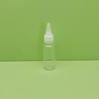 Bouteille en plastique PET à presser avec bouchon à vis pour emballage de liquides cosmétiques et produits chimiques, disponible en 1oz, 2oz, 3oz, 4oz, 5oz, 8oz, 12oz, 16oz