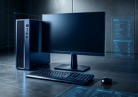 Autonomous Controllable Xinchuang Desktop Zhaoxin KX-U6780A 8-Core 16GB 512GB NVMe SSD 8L PC With Monitor For Government Office