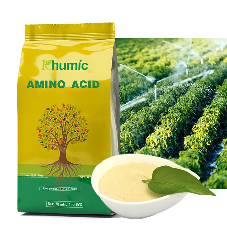 Khumic hayvan Amino asit sıcak satış bitki büyüme uyarıcı organik bitkiler için amino asit gübre toz