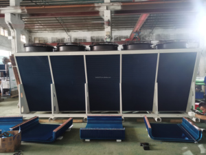 Công nghiệp v-hình dạng khô làm mát thay thế tháp làm mát Nhôm Nguồn nước bơm nhiệt khô mát với động cơ cho các trung tâm dữ liệu - Product Image 5