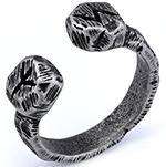 خاتم عقدة سلتية بتصميم نورديك مستوحى من الطراز القديم، مصنوع من الحجر الطبيعي والزجاج الخالي من الرصاص، خاتم بوهيمي للنساء والرجال، مجوهرات روحية للجنسين، هدية مميزة - Product Image 2