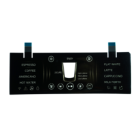 Panel de Membrana con Teclado de Control OEM, Impresión de Pantalla, Material PET/PC, Interruptor Táctil a Color para Máquina de Café Totalmente Automática