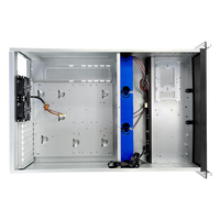 Châssis de serveur en rack 19 pouces, 4U, 8 baies sans plateau à échange à chaud, pour cartes mères ATX, Micro-ATX, Mini-ITX, 6 Gbit/s, EKI-N408RM