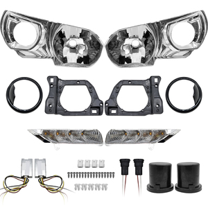 Accessoires de rénovation de phare de voiture Taochis Kits d'installation rapide pour Toyota <span class=keywords><strong>Corolla</strong></span> 2014-2016 couleur <span class=keywords><strong>blanche</strong></span> + jaune - Product Image 1