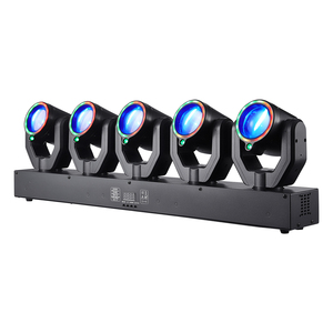 ไฟบีมบาร์แบบเคลื่อนย้ายได้ 5 ดวง 5x30W RGBW LED ไฟเอฟเฟคสำหรับเวที พร้อมไฟแฟลช สำหรับงานดีเจ คลับ คาราโอเกะ ปาร์ตี้ และงานอีเว้นท์ - Product Image 2