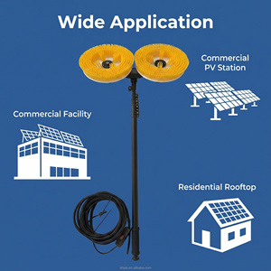 Máquina de Limpieza Fotovoltaica Eléctrica de Doble Cabezal con Práctico Disco de Nylon, Fácil de Usar, Cepillos de Limpieza OEM - Product Image 4