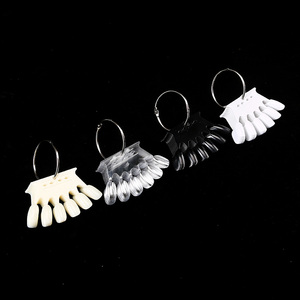 Échantillons de vernis à ongles en forme de bague pour présentation et pratique, avec support transparent en forme de couronne - Product Image 2