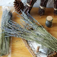 Bouquet de fleurs de lavande séchées personnalisées en gros - Décoration d'intérieur écologique et durable pour Noël, mariage, Saint-Valentin