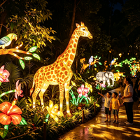 Solutions d'éclairage décoratif clés en main pour parcs à thème et festivals culturels : Festival des lanternes sur le thème des papillons