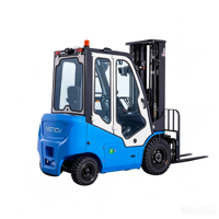Ton Ride Sitz-Pneumatikreifen Schwerlast-Lagerhubmaschine Elektrischer Gabelstapler Lithium-Ionen-Batterie 2A Gabelstapler Motiev ME20
