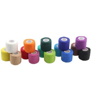 ラテックスフリー自己粘着フレキシブルラップ不織布自己粘着獣医弾性粘着包帯犬ペット動物用 - Product Image 2