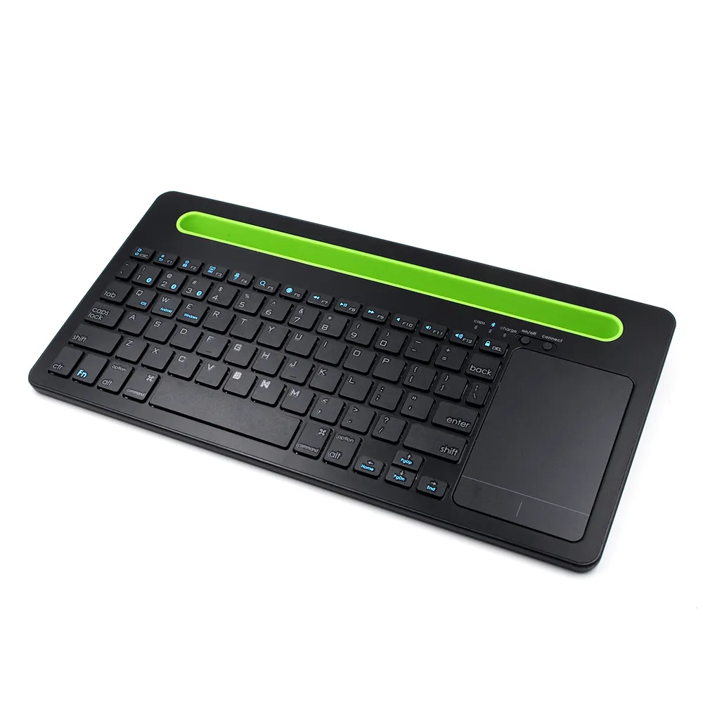 Awireless Rechargeable Low Profile Ultra Thin Touch Mobile Connected Wireless Keyboard For Tablet Phone
