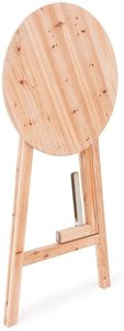 Table haute pliante en <span class=keywords><strong>bois</strong></span> massif de haute qualité, table de <span class=keywords><strong>bar</strong></span> d'extérieur, table de pique-nique, table de fête pliable, table de jardin - Product Image 3