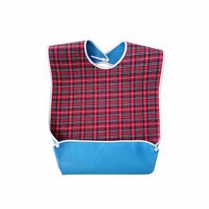 ผ้ากันเปื้อนสำหรับผู้ใหญ่แบบมีโลโก้สั่งทำได้ ขนาดใหญ่ ป้องกันเสื้อผ้าขณะรับประทานอาหาร ซักได้ ใช้ซ้ำได้ กันน้ำ - Product Image 4