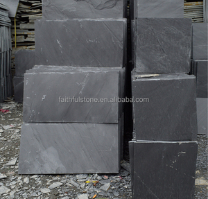 Ardoise noire argentée, ardoise naturelle gris foncé, carreaux de sol gris pierre, carreaux muraux à prix raisonnable et de qualité supérieure - Product Image 3