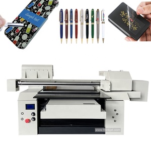 A1 6090 kỹ thuật số UV phẳng Máy in khổ lớn máy in xp600 3 đầu in trắng + màu + véc ni UV dtf máy in - Product Image 3