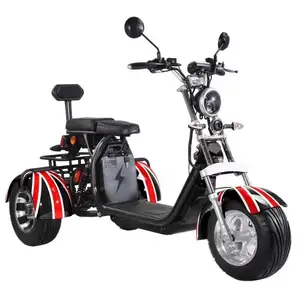 brand new électrique tricycle Suppliers-Tricycle Double siège 3 roues pour adulte, Scooter électrique, nouveauté 2021, prix le meilleur prix