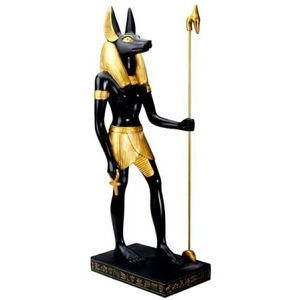 รูปปั้นทองสัมฤทธิ์ขนาดเท่าชีวิตฟาโรห์อียิปต์โบราณสำหรับตกแต่งบ้าน - Product Image 4