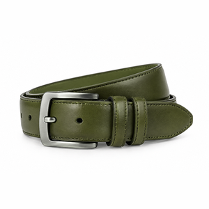Ceintures en cuir véritable avec logo personnalisé, fabricant OEM, vente en gros, ceinture pour homme avec boucle en métal, finition premium, taille ajustable - Product Image 6