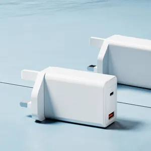 65w 하이 퀄리티 OEM 유럽 유형 usb c gan 소형 초고속 충전 노트북 휴대 전화 모바일 충전기 삼성