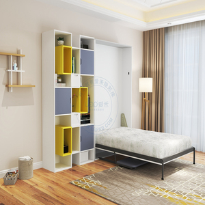 Moderna verticale singolo regina murphy letti morbido land parete pieghevole letto con scrivania - Product Image 2