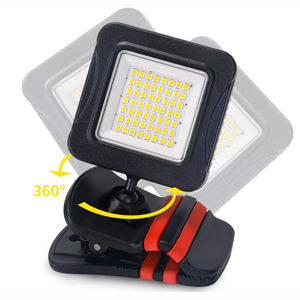 360 ° 회전 충전식 USB-C 자동차 수리 검사 작업등 전원 은행 3 깜박임 모드 <span class=keywords><strong>LED</strong></span> 클립 작업 등 - Product Image 1