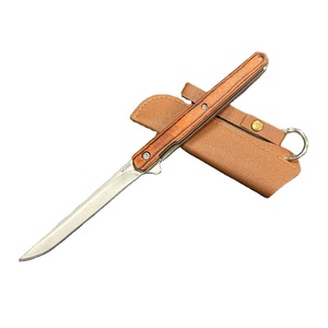 Fabbrica pronta per la spedizione Pakkawood Wenge manico cuscinetto a sfera Pivot pinna liscia apertura fodera chiusura pieghevole coltello tascabile - Product Image 1