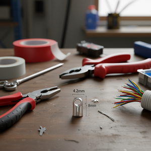 Terminale per cavo Ilan 4.2mmx8mm Argento 100 pz per terminale cavo - Product Image 2