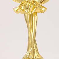 2026 Jinzun Figurines de trophée de danse de salon en résine de qualité supérieure, accessoires pour concours de danse
