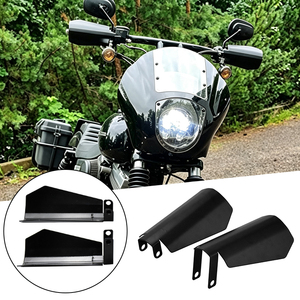 Protège-mains de moto, déflecteurs de vent, protection contre les chocs, boucliers pour les mains, accessoires pour Harley Dyna Baggers FXR Sportster - Product Image 2