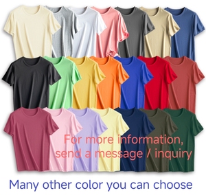 T-shirt en coton écologique de couleur unie décontracté respirant de haute qualité T-shirt recyclé personnalisé pour les femmes - Product Image 6
