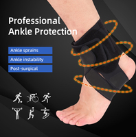 Attelle de cheville de compression respirante à double sangle, stabilisateur articulaire à 360 degrés pour le sport, la course et le fitness (vente en gros)