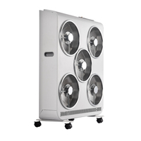 Chauffage infrarouge ANDONG super silencieux à chauffage rapide et à économie d'énergie pour la maison, chauffage électrique à 5 brûleurs en forme de cube