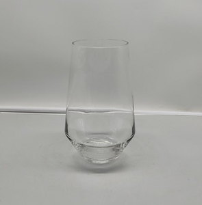Vase en verre taillé de diamant soufflé à la main pièce maîtresse claire élégante pour la décoration intérieure de mariage grand Vase de sol Transparent - Product Image 2