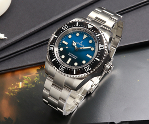 Reloj Automático para Hombre <span class=keywords><strong>CRONOS</strong></span> L6009, 44 mm, Reloj de Pulsera Mecánico, Zafiro, Sumergible 200 ATM, Luminoso BGW-9, Bisel de Cerámica PT5000 - Product Image 4