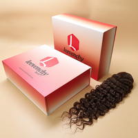 Boîtes cadeaux pliantes rigides en carton recyclable de luxe personnalisées, grandes, gaufrées, magnétiques, avec doublure en éponge pour robe de mariée, fourrure