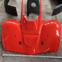 Kit de carrosserie en polypropylène pour quad tout-terrain robuste, remplacement OEM, carénages avant, garde-boue, panneaux latéraux