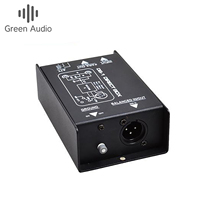 Boîte DI audio passive GAZ-DI1, faible bruit, DI pour guitare basse, convertisseur audio monocanal, polyvalent