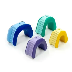 مثبتات حقن بلاستيكية مخصصة ISO 13485, مثبتات أسنان من السيليكون ، مثبتات الفم ، كتلة عض مطاطية