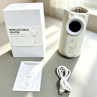 Chauffe-biberon sans fil universel, manchon isolant pour biberon d'enfant, chauffe-lait domestique avec commande vocale