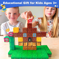 Bloques de Construcción Magnéticos 3D de Plástico ABS Educativos, Multicolores, Certificados por la CE, para Mayores de 14 Años, Juguetes de Descompresión