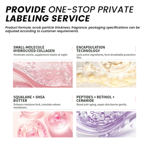 OEM/ODM Collagène à appliquer 75g, Formule filmogène pour une fixation nutritive, Raffermissant et anti-âge toute la nuit, Technologie d'encapsulation, Marque privée - Product Image 2