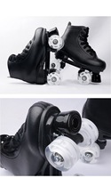 Patins à roulettes quad populaires et élégants pour adultes, protection haute de la cheville pour hommes et femmes, activités de patinage en extérieur, durabilité supérieure