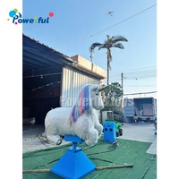Carnaval Amusement Gonflable Mécanique Licorne Équitation Cheval pour Adultes Gonflable Mécanique Taureau Rotation